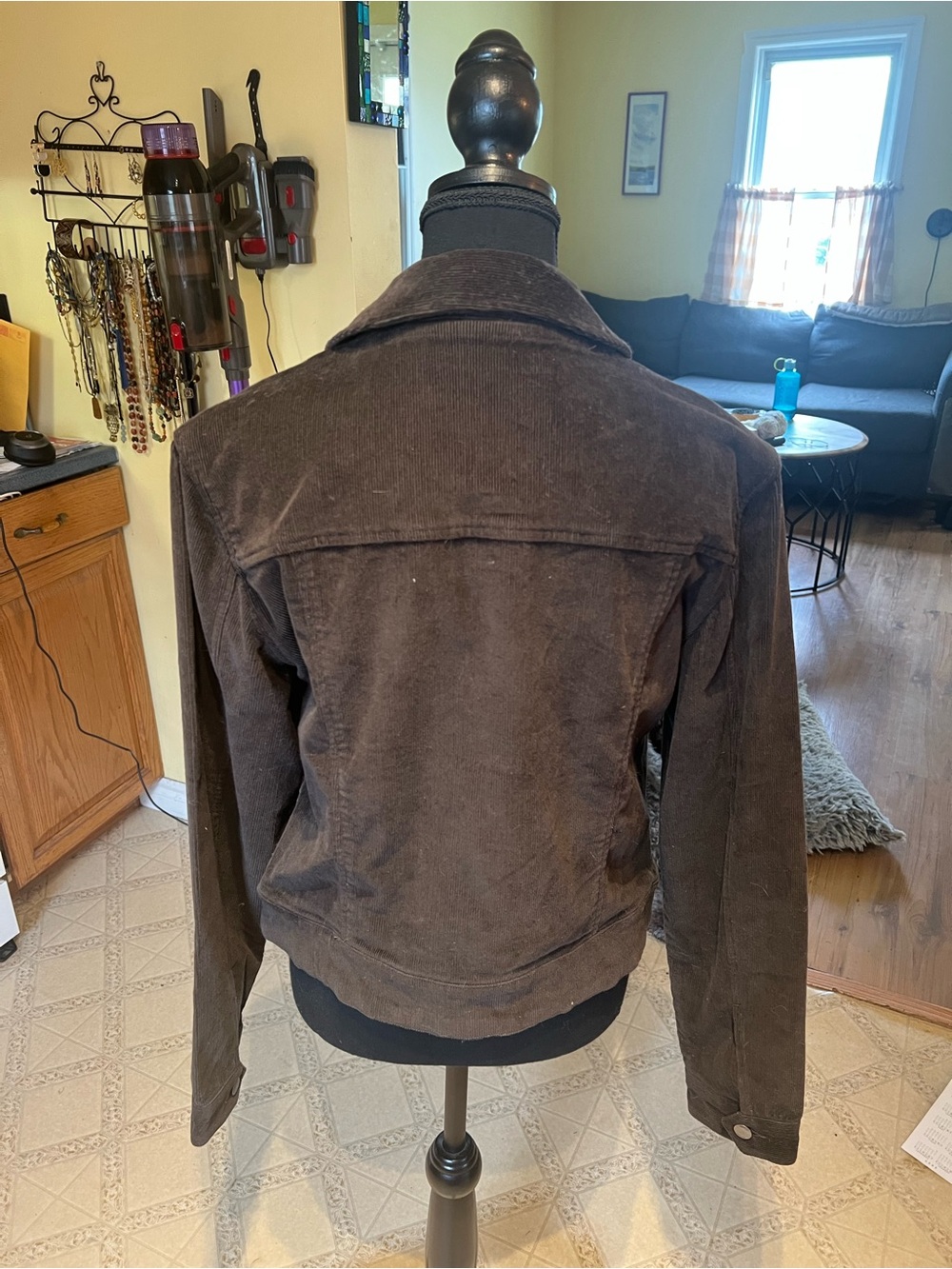 tentree Dark Brown Corduroy Trucker Jacket - Picture 2 of 3